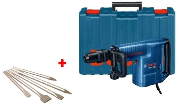 Bosch Martelo Demolidor GSH 11 E Professional + Kit Demolição Image 1