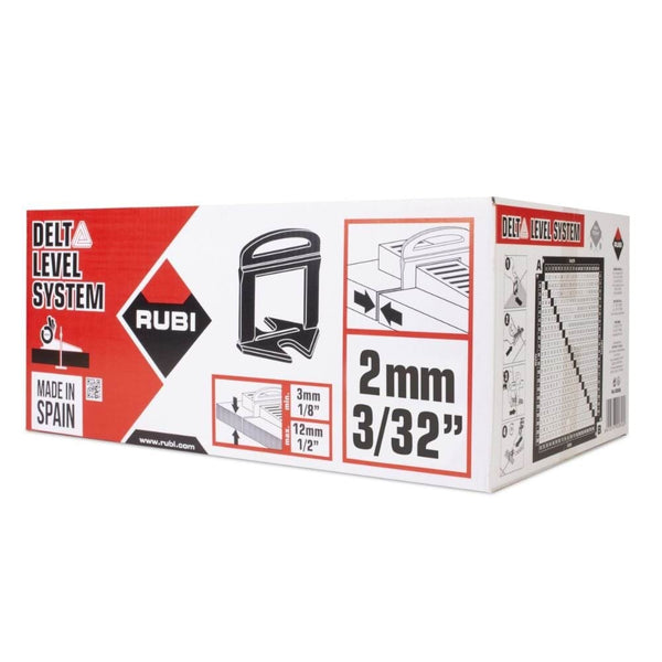 Abraçadeira p/ Kit Delta Nivelamento 3-12mm 2mm Delta Level System (C-2400 un) Rubi 2856 Image 1